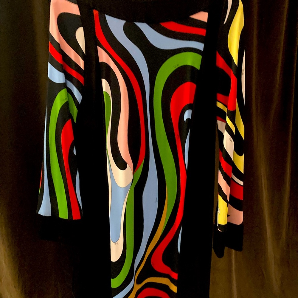 Emilio Pucci Marmo Print Mini Dress.